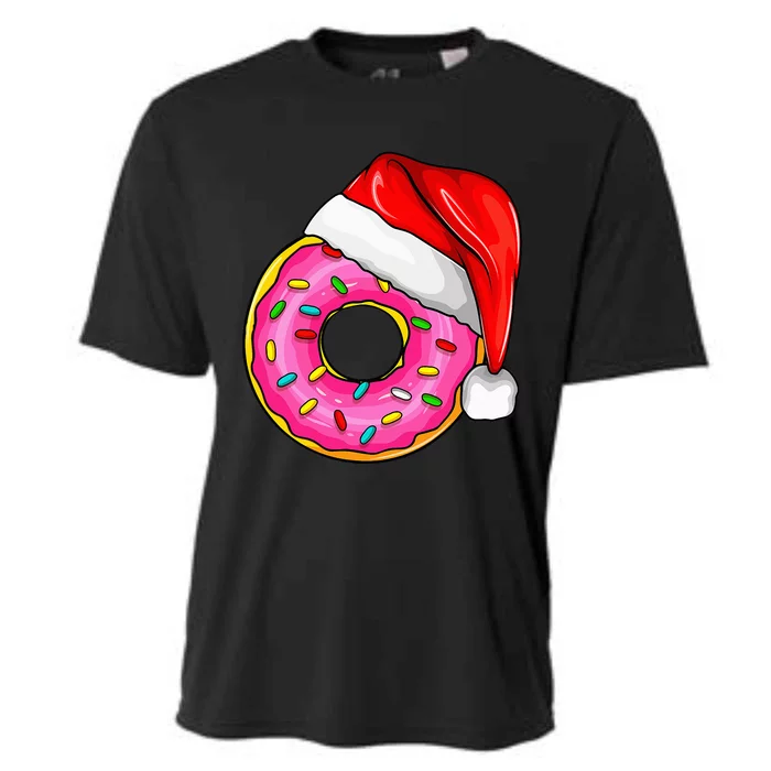 Festive Holiday Donut Delights Cooling Performance Crew T-Shirt