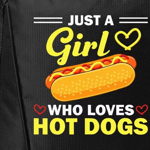 Funny Hot Dog Design For Women Hot Dog Lovers City Backpack