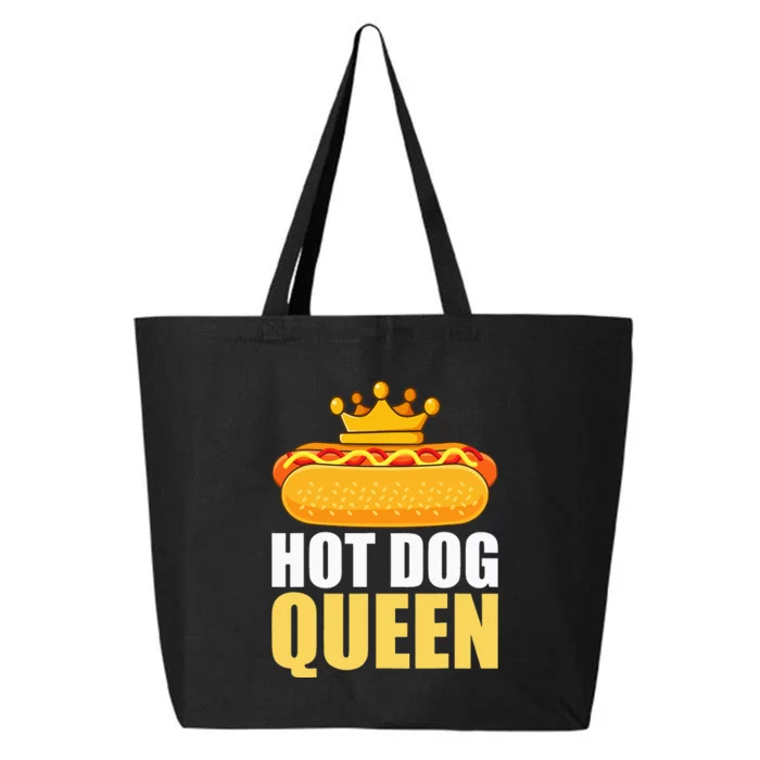 Funny Hot Dog For Women Grilled Wiener Sausage Buns 25L Jumbo Tote