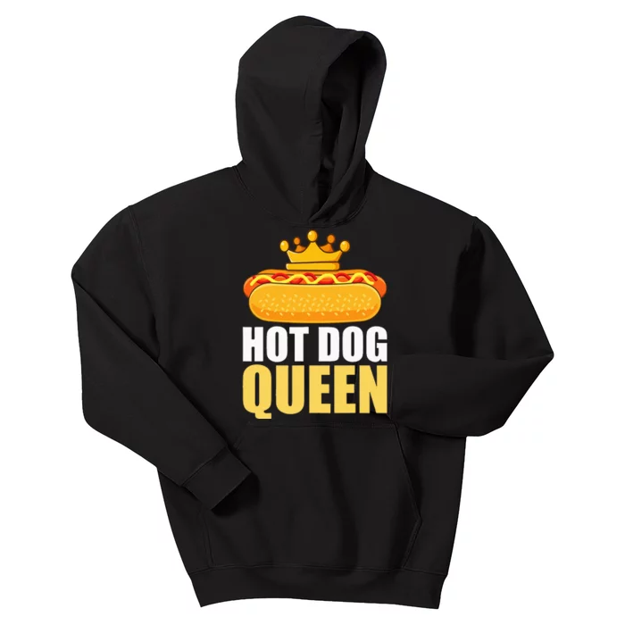 Funny Hot Dog For Women Grilled Wiener Sausage Buns Kids Hoodie