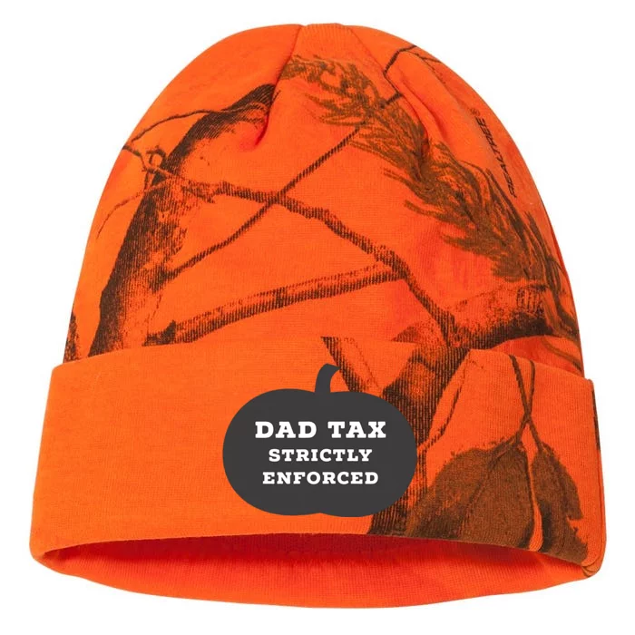 Funny Halloween Dad Tax On Candy Trick Or Treating Design Kati - 12in Camo Beanie