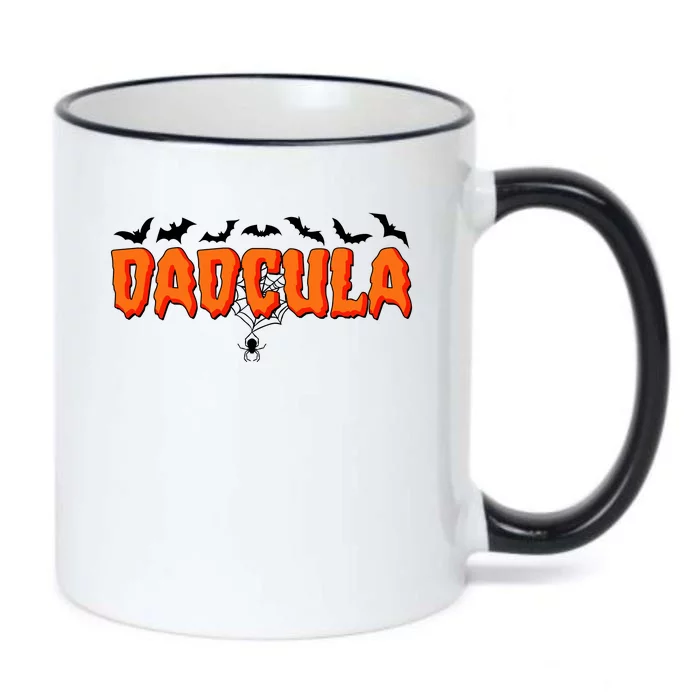 Funny Halloween Dadcula Dracula Black Color Changing Mug