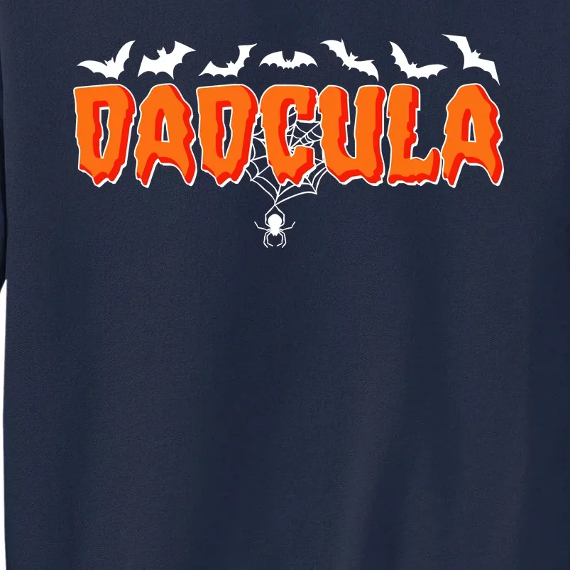 Funny Halloween Dadcula Dracula Tall Sweatshirt