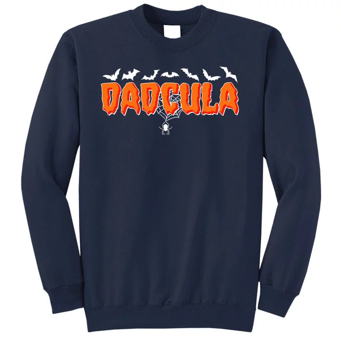 Funny Halloween Dadcula Dracula Tall Sweatshirt