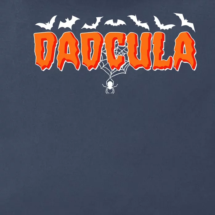 Funny Halloween Dadcula Dracula Zip Tote Bag