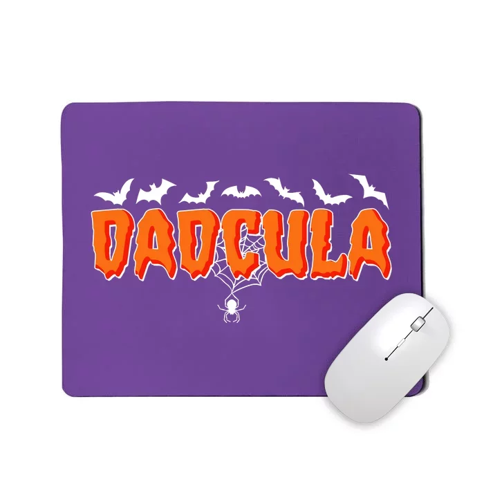 Funny Halloween Dadcula Dracula Mousepad