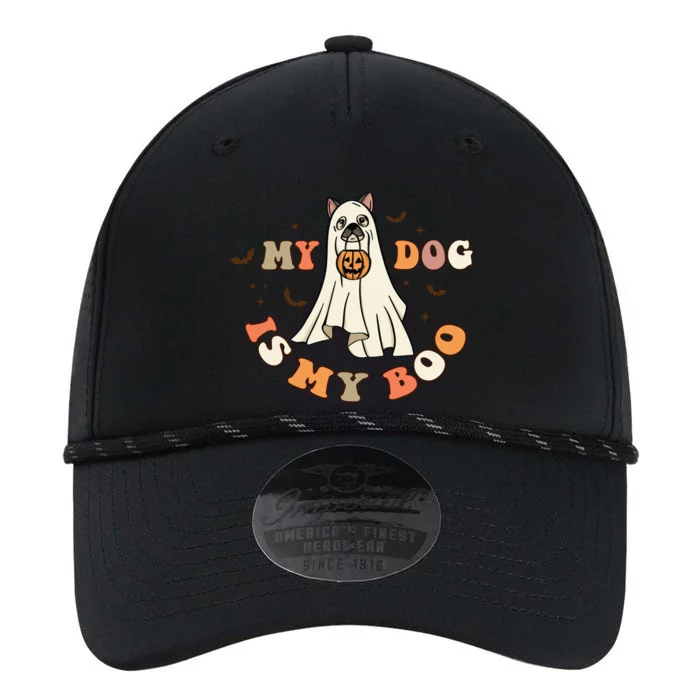 Funny Halloween Dog Ghost Pumpkin My Dog Is My Boo Dog Lover Cute Gift Performance The Dyno Cap