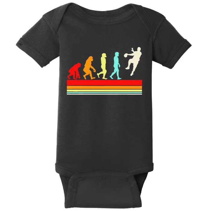 Funny Handball Design For Sports Athletes Baby Bodysuit