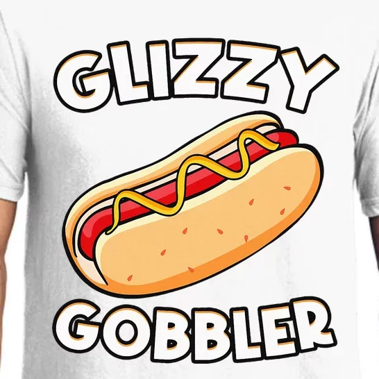 Funny Hot Dog Glizzy Gobbler Number One Glizzy Gladiator Pajama Set