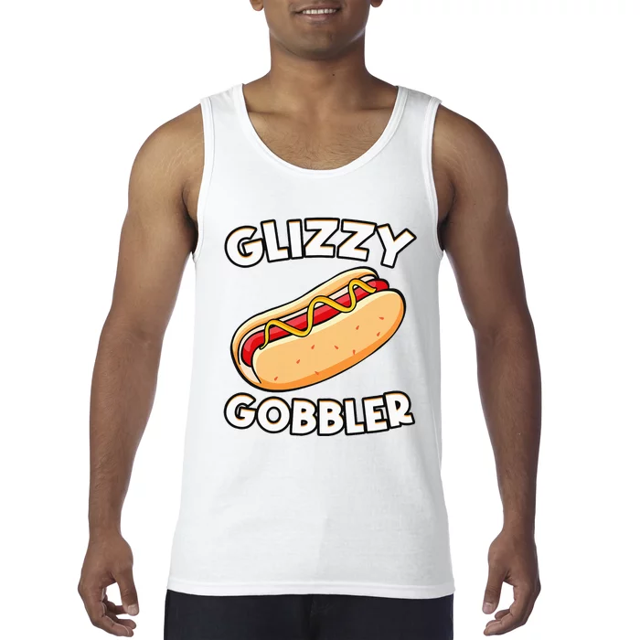 Funny Hot Dog Glizzy Gobbler Number One Glizzy Gladiator Tank Top