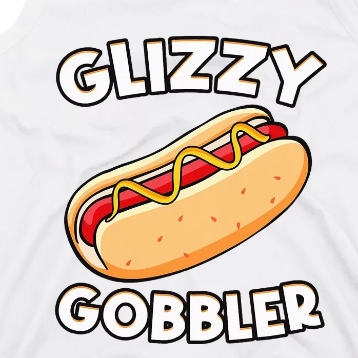 Funny Hot Dog Glizzy Gobbler Number One Glizzy Gladiator Tank Top