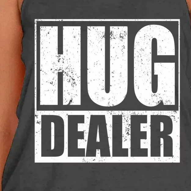 Funny Hug Dealer Gift Women's Knotted Racerback Tank