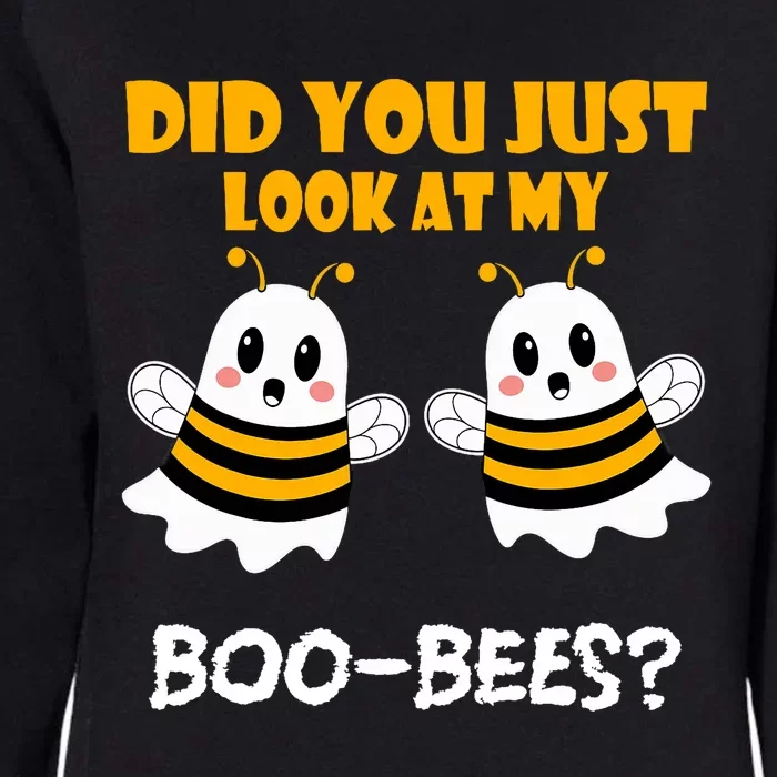 Funny Halloween Did You Just Look At My Boo Bees Womens California Wash Sweatshirt