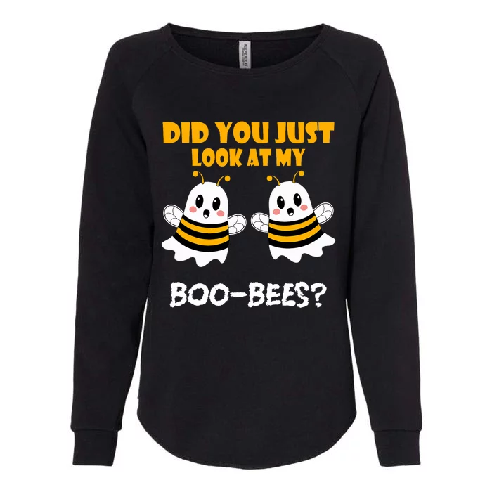 Funny Halloween Did You Just Look At My Boo Bees Womens California Wash Sweatshirt