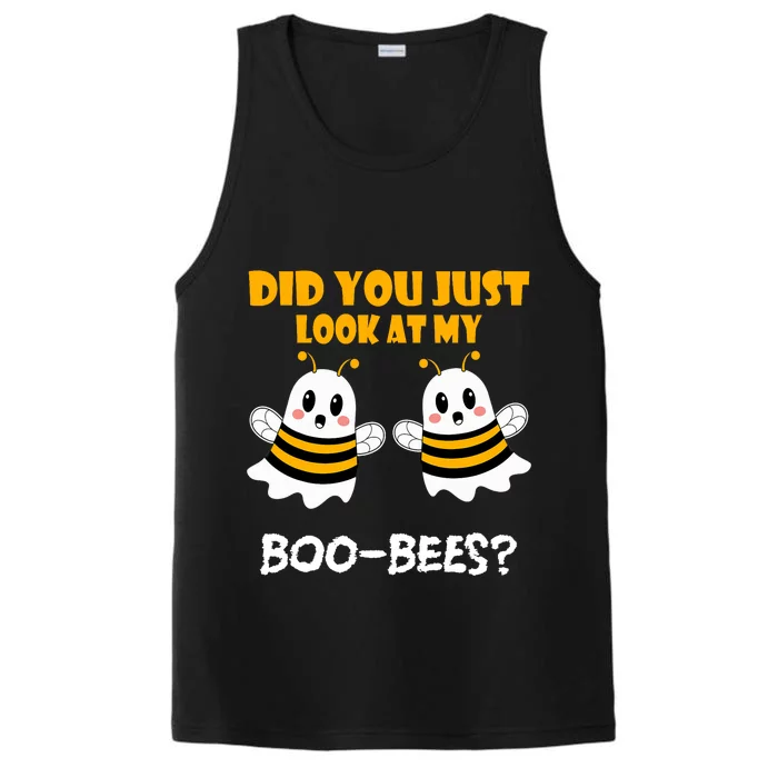 Funny Halloween Did You Just Look At My Boo Bees Performance Tank