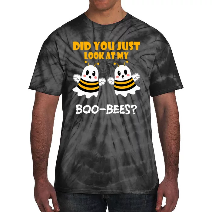 Funny Halloween Did You Just Look At My Boo Bees Tie-Dye T-Shirt