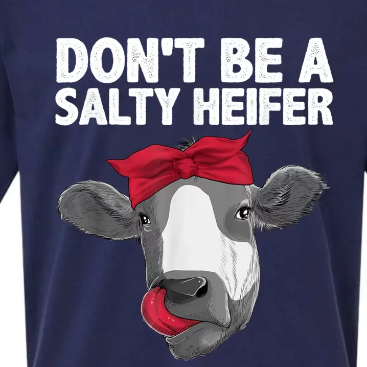 Funny Heifer Design For Women Girls Heifer Dairy Cow Lovers Sueded Cloud Jersey T-Shirt