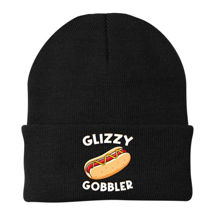 Funny Hot Dog Glizzy Gobbler Number One Glizzy Gladiator Knit Cap Winter Beanie