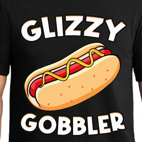 Funny Hot Dog Glizzy Gobbler Number One Glizzy Gladiator Pajama Set