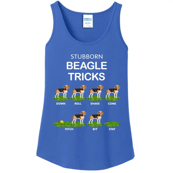 Funky Headed Dog Funny Beagle For Christmas Great Gift Ladies Essential Tank