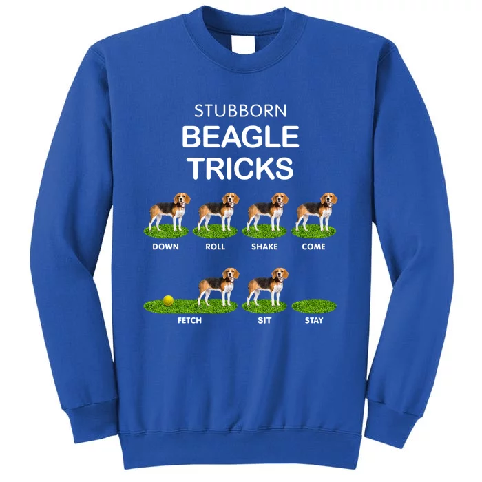 Funky Headed Dog Funny Beagle For Christmas Great Gift Tall Sweatshirt