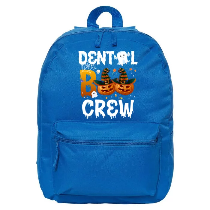 Funny Halloween Dental Boo Crew Nurse Dentist Doctor Life Meaningful Gift 16 in Basic Backpack