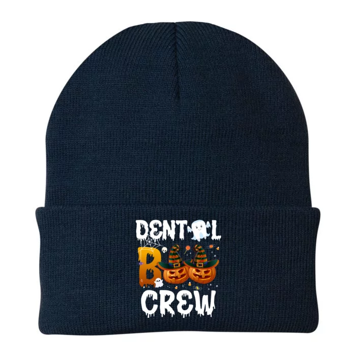 Funny Halloween Dental Boo Crew Nurse Dentist Doctor Life Meaningful Gift Knit Cap Winter Beanie