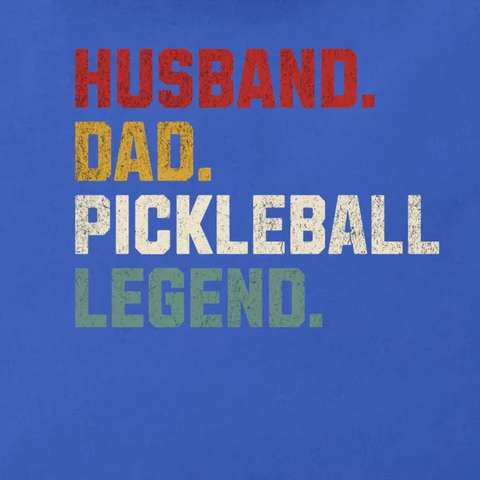 Funny Husband Dad Pickleball Legend FatherS Day Gift Zip Tote Bag