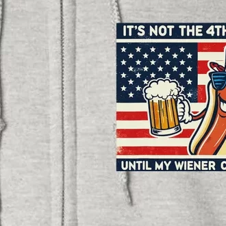 Funny Hot Dog 4th Of July Wiener Full Zip Hoodie