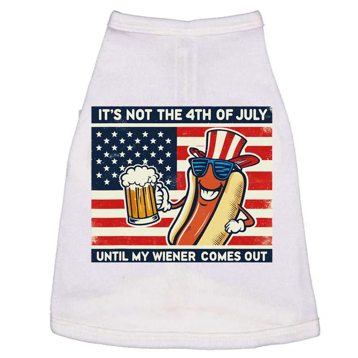 Funny Hot Dog 4th Of July Wiener Doggie Tank