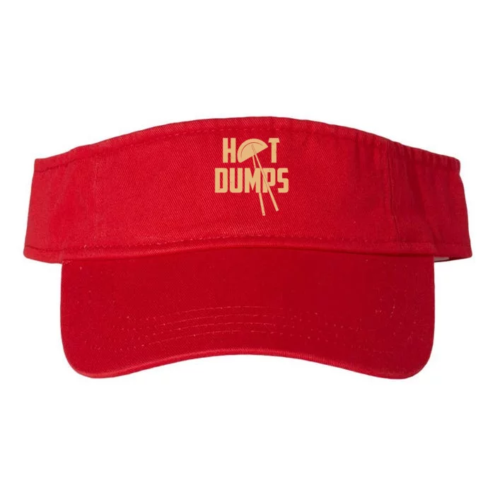 Funny Hot Dumps Dumplings Valucap Bio-Washed Visor