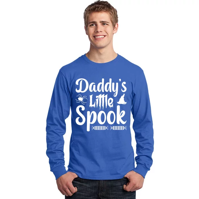 Fall Halloween Daddys Little Spook Gift Tall Long Sleeve T-Shirt