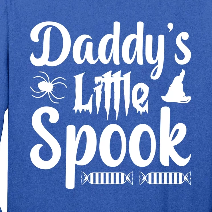 Fall Halloween Daddys Little Spook Gift Tall Long Sleeve T-Shirt