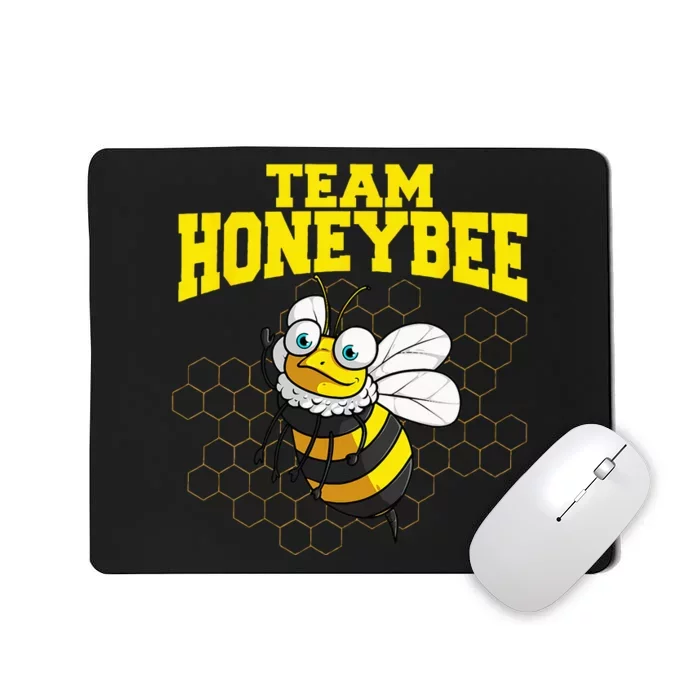 Funny Honeybee Design For Kids Men Women Bee Lovers Squad Mousepad