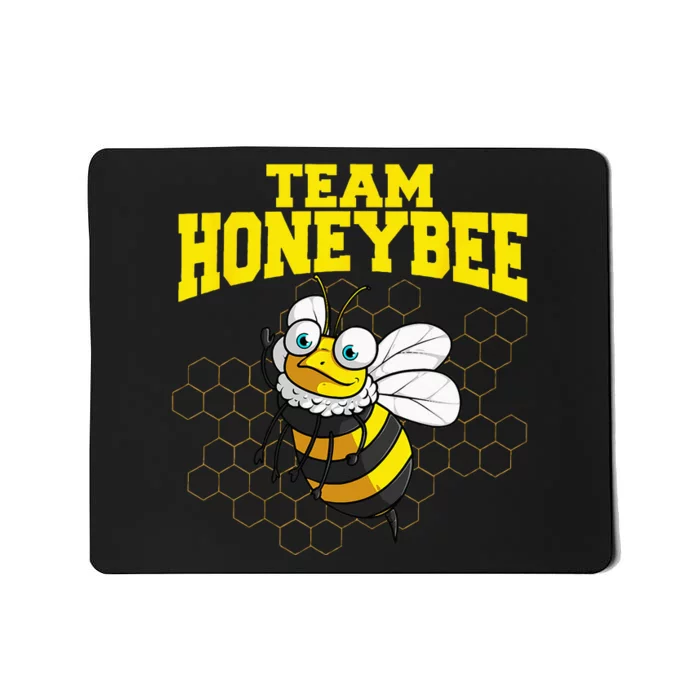 Funny Honeybee Design For Kids Men Women Bee Lovers Squad Mousepad