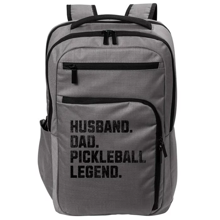 Funny Husband Dad Pickleball Legend Vintage FatherS Day Gift Impact Tech Backpack