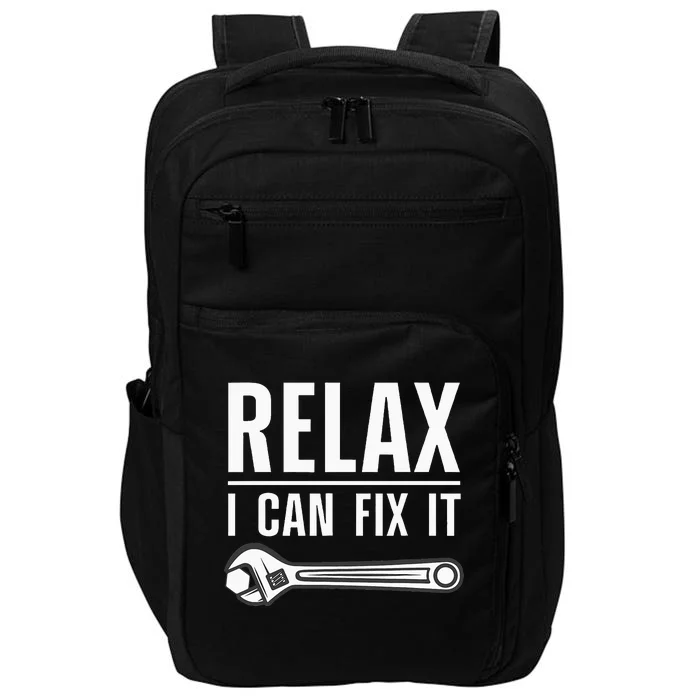 Funny Handyman Design Handyman Repair Tools Impact Tech Backpack