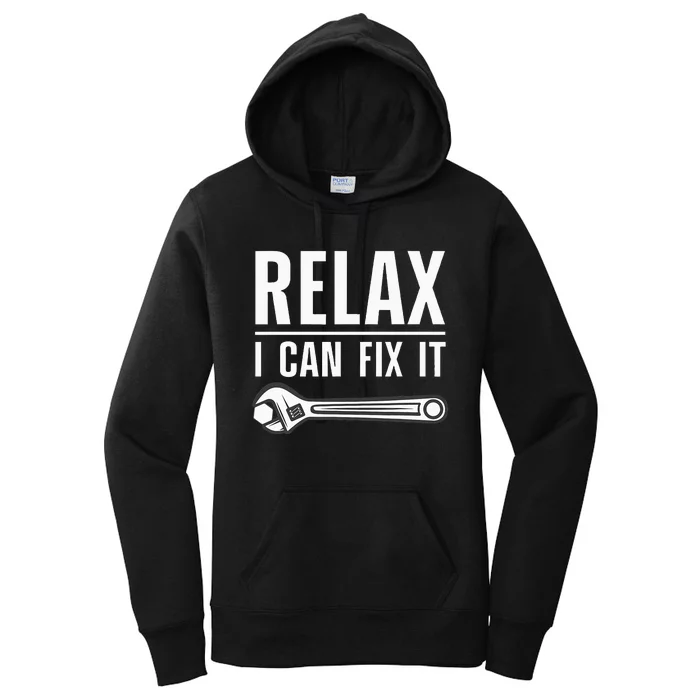 Funny Handyman Design Handyman Repair Tools Women's Pullover Hoodie