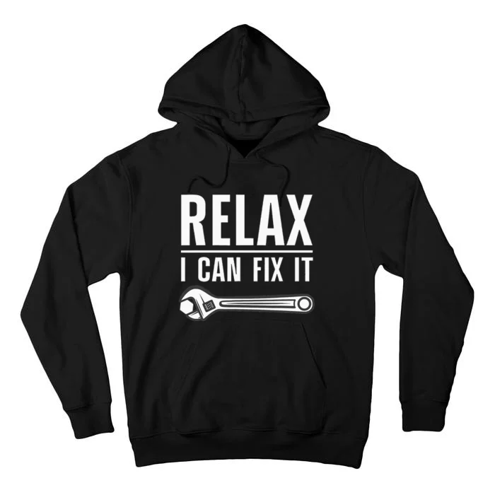 Funny Handyman Design Handyman Repair Tools Tall Hoodie