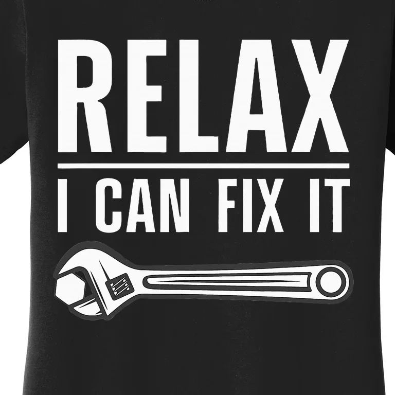 Funny Handyman Design Handyman Repair Tools Women's T-Shirt