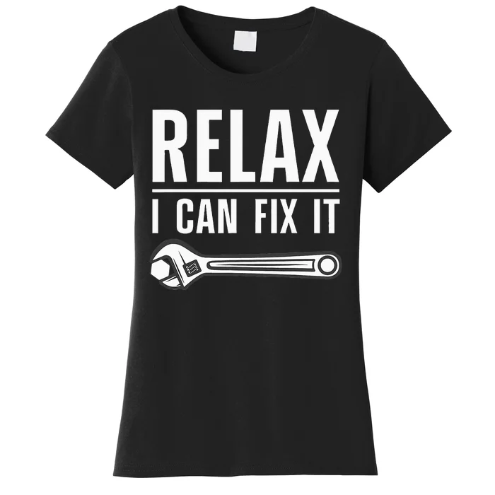 Funny Handyman Design Handyman Repair Tools Women's T-Shirt