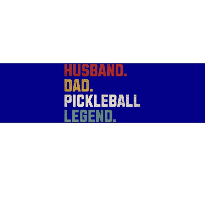 Funny Husband Dad Pickleball Legend Vintage FatherS Day Great Gift Bumper Sticker