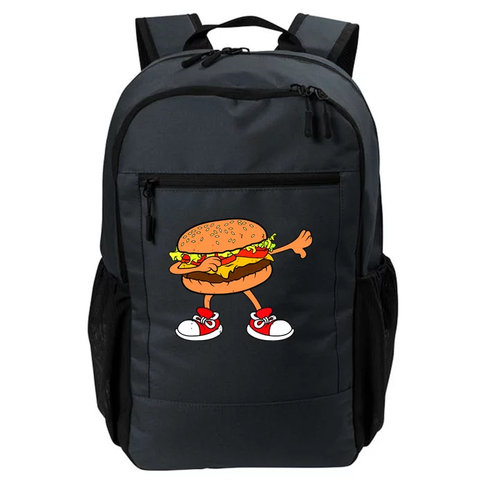 Funny Hamburger Dab Art Women Cheeseburger Lover Daily Commute Backpack