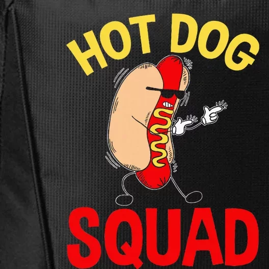 Funny Hot Dog Squad Hot Dog City Backpack