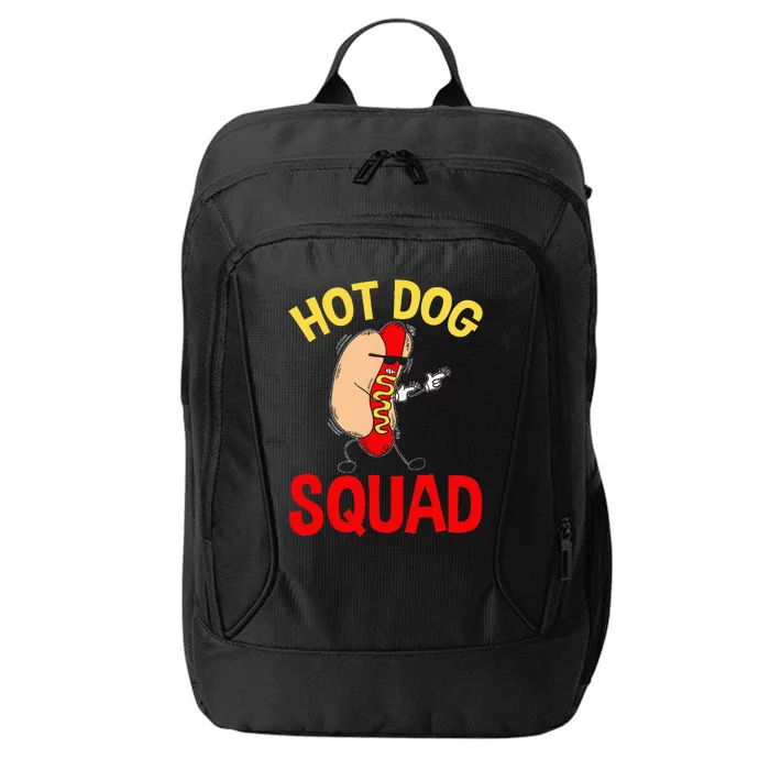 Funny Hot Dog Squad Hot Dog City Backpack