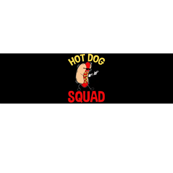 Funny Hot Dog Squad Hot Dog Bumper Sticker