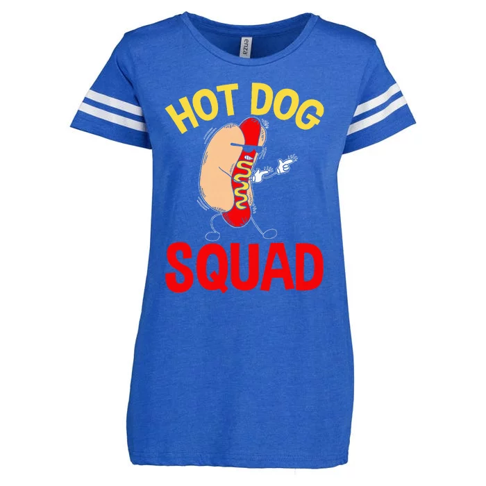 Funny Hot Dog Squad Hot Dog Enza Ladies Jersey Football T-Shirt