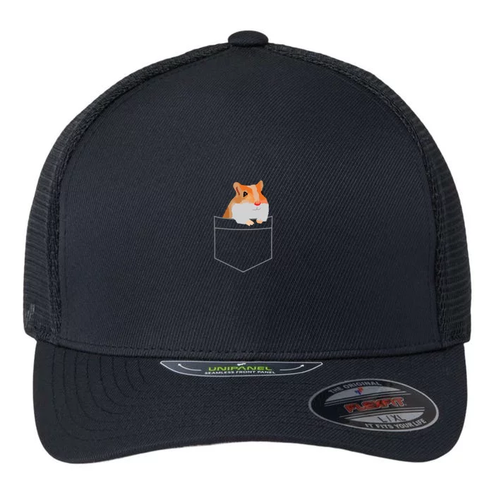 Funny Hamster Design For Men Women Boy Girl Hamster Lovers Flexfit Unipanel Trucker Cap