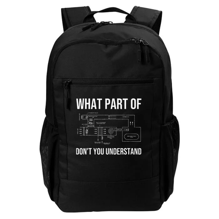 Funny HVAC Design For Dad HVAC Installer Engineers Tech Daily Commute Backpack