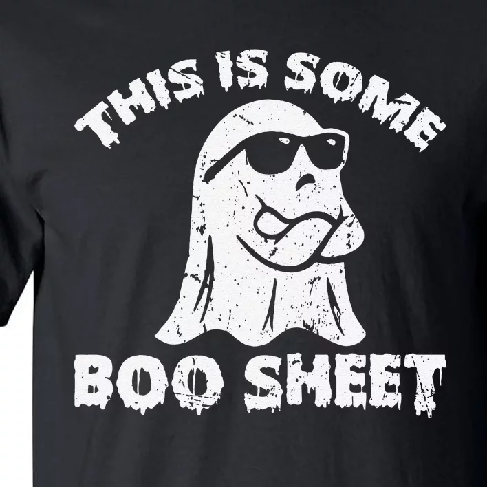 Funny Halloween Design This Is Some Boo Sheet Ghost Retro Tall T-Shirt